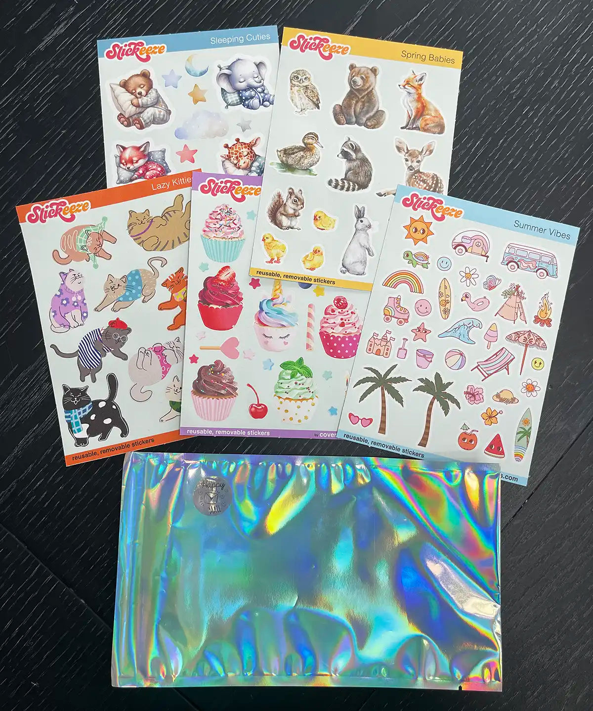 Stickeeze Kids Sticker Subscription Club - Fun Monthly Sticker Packs for Creative Play, Arts & Crafts, Scrapbooking & More