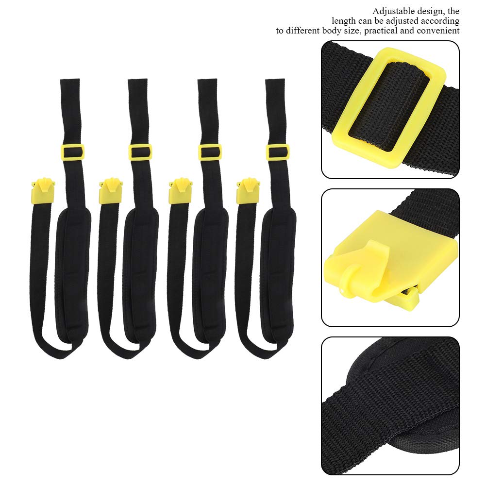 Sixx Backpack Sprayer Replacement Straps - 2 Pairs Thickened Sponge Adjustable Shoulder Straps for Agricultural Manual Sprayers | Comfortable Shoulder Saver Harness for Gardening, Farming & Pest Control