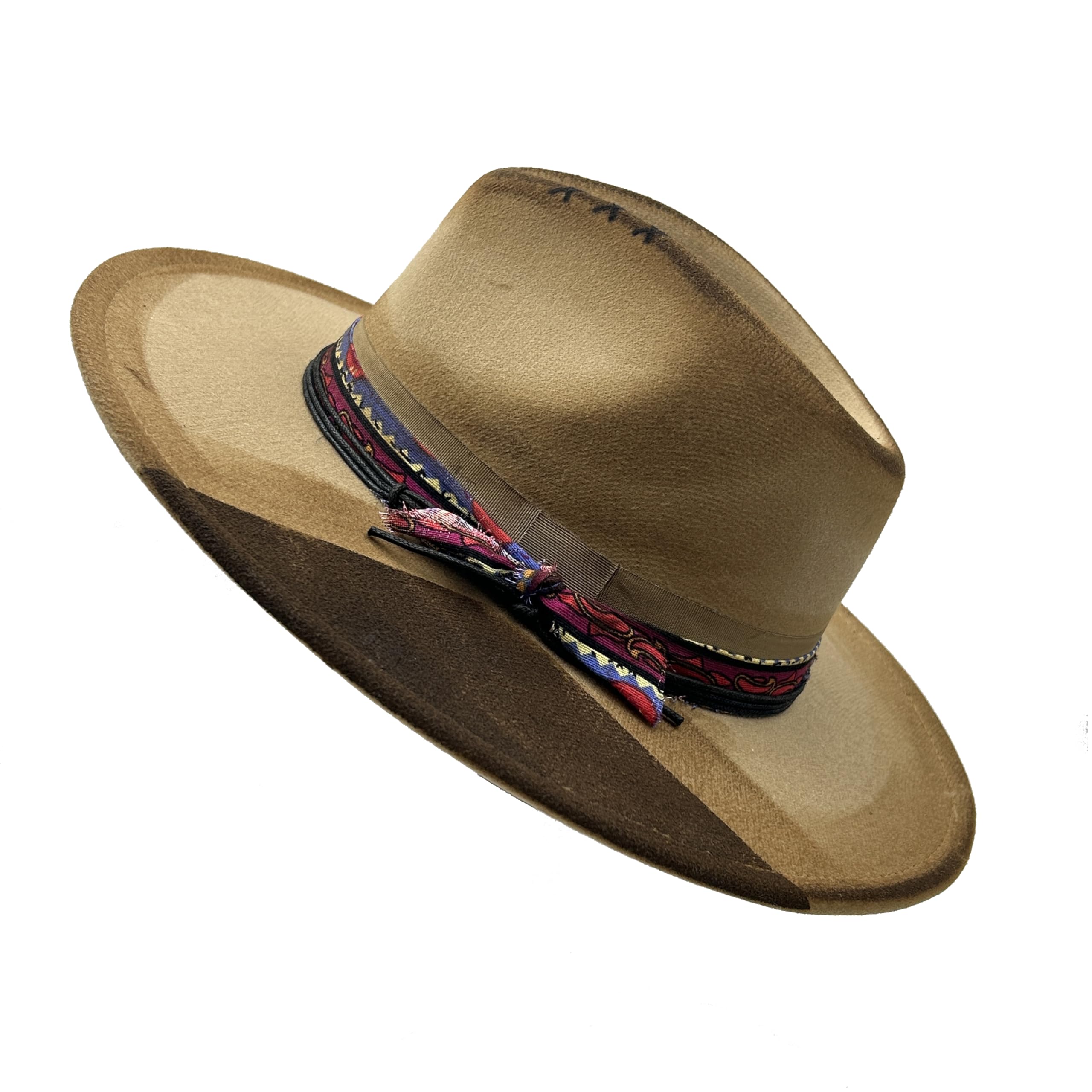 Stylish Wide Brim Fedora Hat for Women & Men - Floppy Panama Sun Hat with Adjustable Band - UV Protection Summer Beach Hat for Outdoor Activities, Travel, and Fashion Accessories