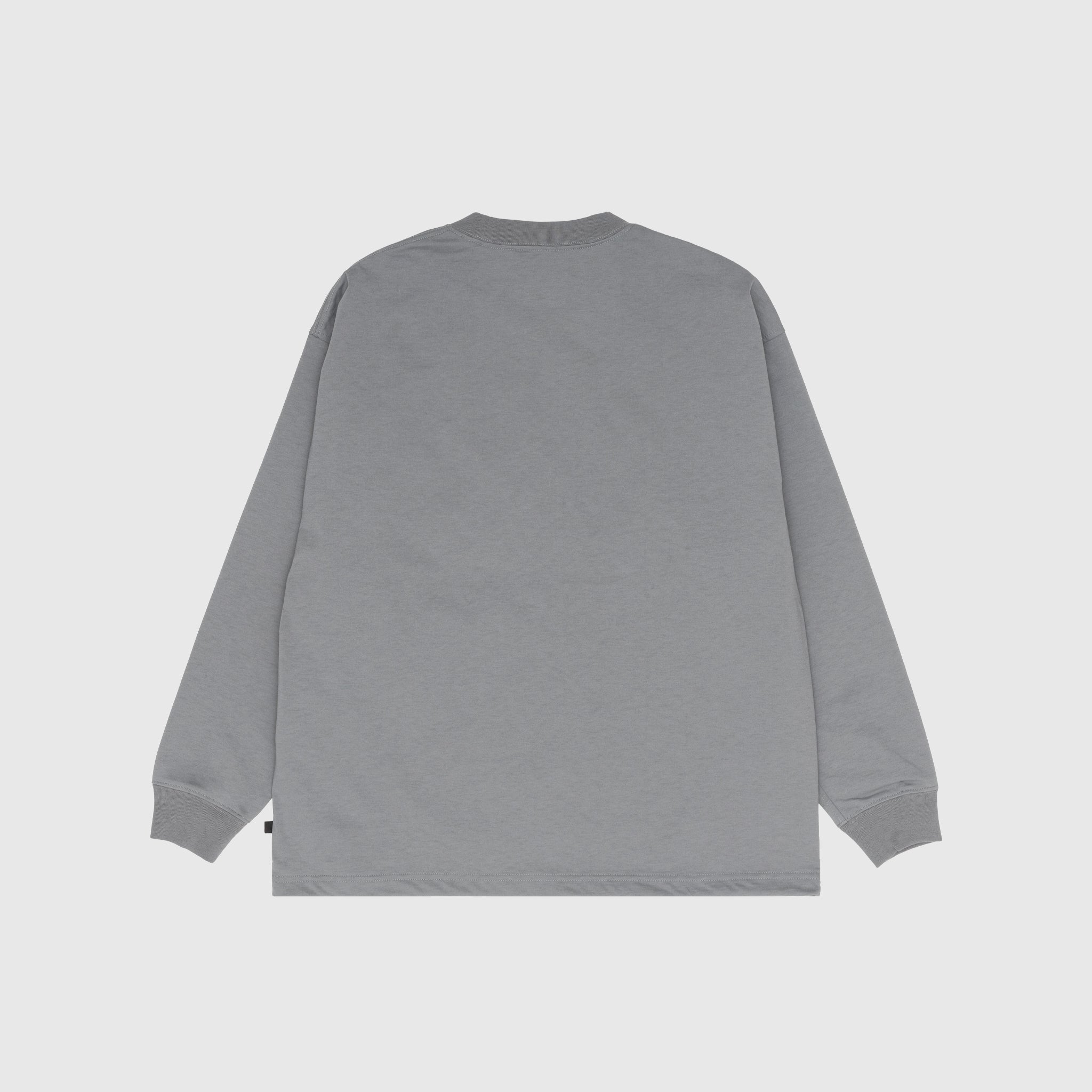 Premium Tech Crew Neck Long Sleeve T-Shirt for Men - Comfortable Cotton Blend Casual Tee for Work, Gym & Everyday Wear