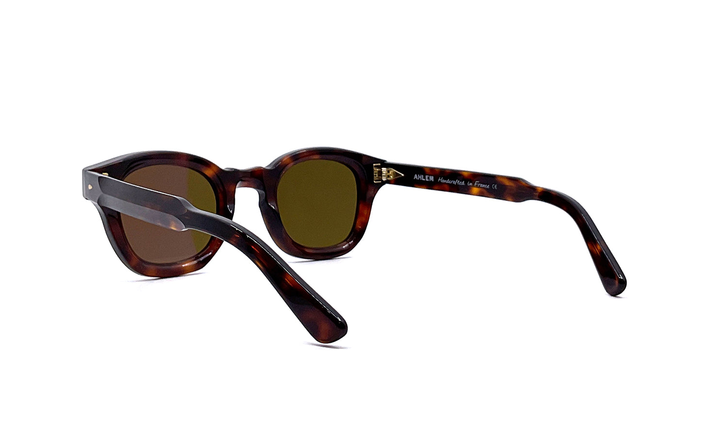 Ahlem Le Marais Light Turtle Sunglasses - UV Protection Polarized Lenses for Women & Men - Perfect for Driving, Beach, and Outdoor Activities