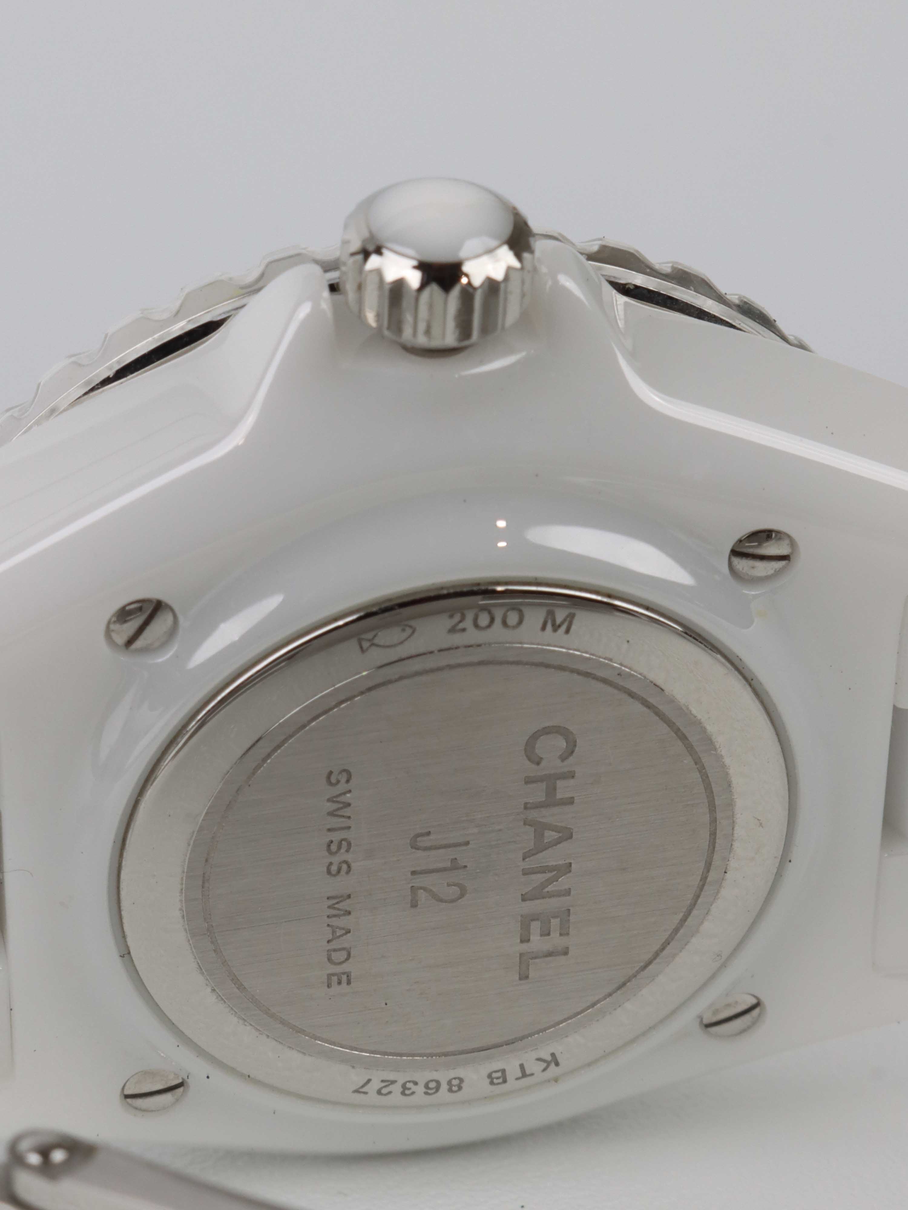 Chanel J12 White Ceramic & Steel 33mm Women's Watch - Luxury Swiss Timepiece for Everyday Wear & Special Occasions