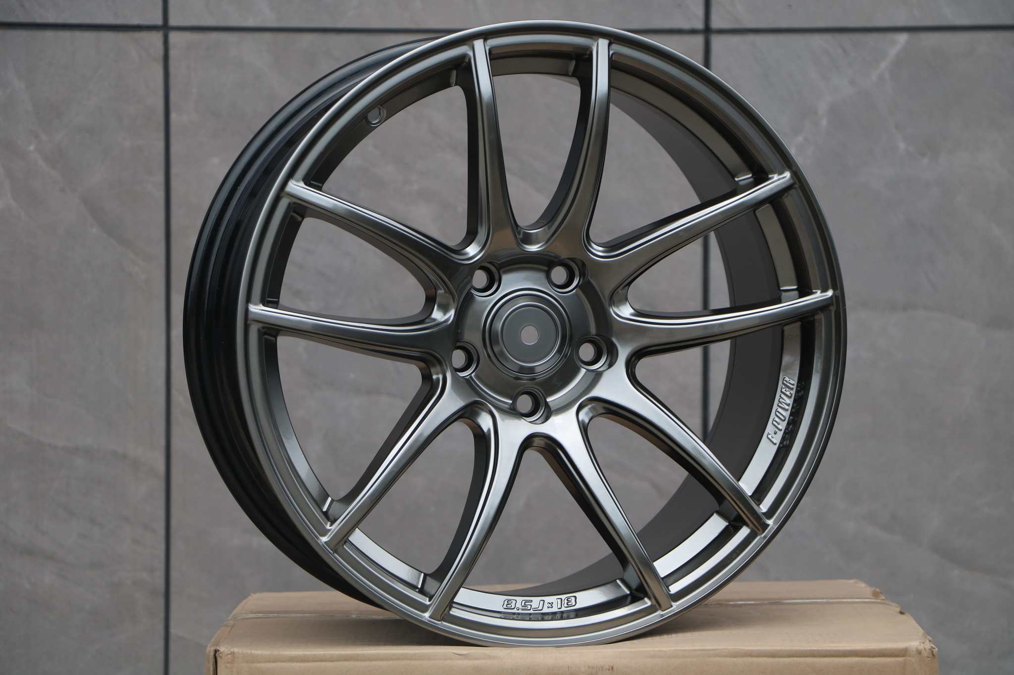 18-Inch Chrome CR Style Alloy Wheels - Lightweight & Durable for Cars, Trucks & SUVs - Perfect for Street Performance & Custom Upgrades