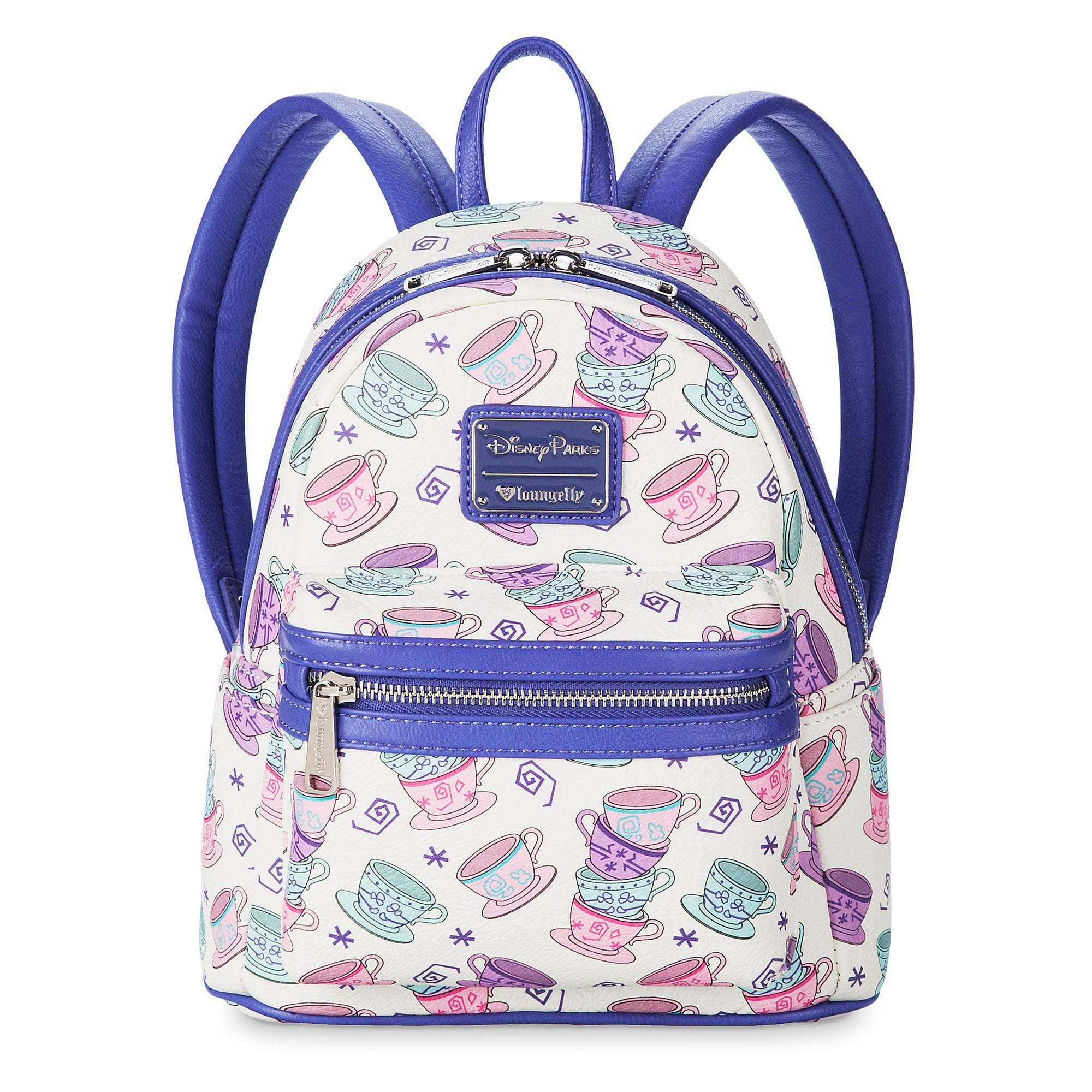 ANGIEHAIE Alice In Wonderland Mad Tea Party Mini Backpack - Cute Novelty Disney Inspired Purse for Women & Teens - Perfect for Cosplay, Conventions, and Theme Park Outfits