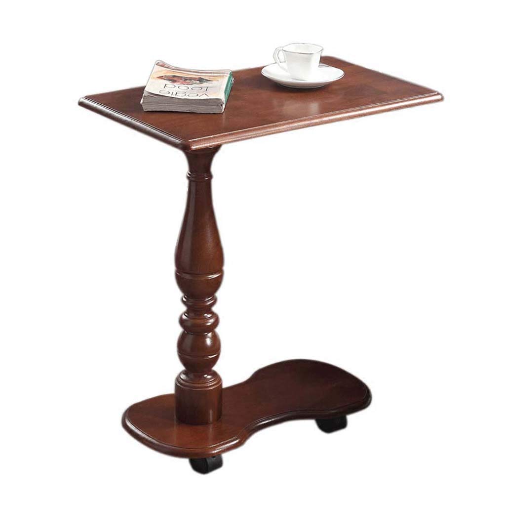 C-Shaped Side Table - Portable Laptop Holder & Coffee Tray - Adjustable Sofa End Table for Bed, Living Room & Office - Multi-Functional Workstation for Notebook, Tablet & Reading in Bed