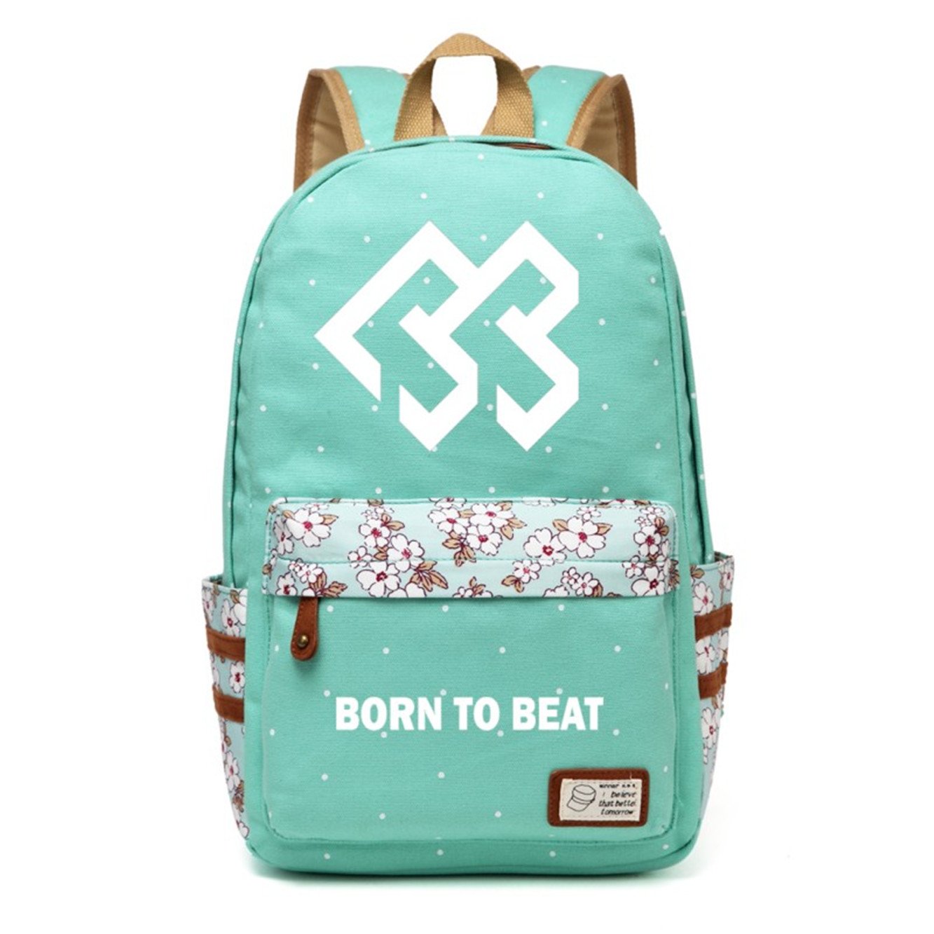 BTOB Backpack - Laptop Bag for School & College (Green) - Perfect for Kpop Fans