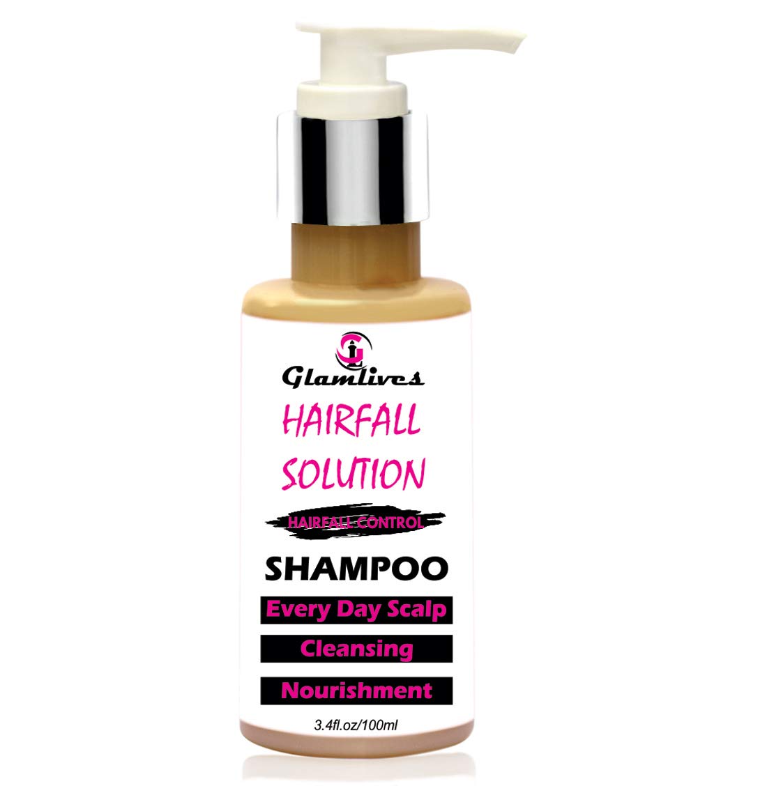 Glamlives Hair Growth Shampoo - Anti Hair Fall Treatment for Thicker, Stronger Hair (100ml) | Daily Use for Damaged & Thinning Hair