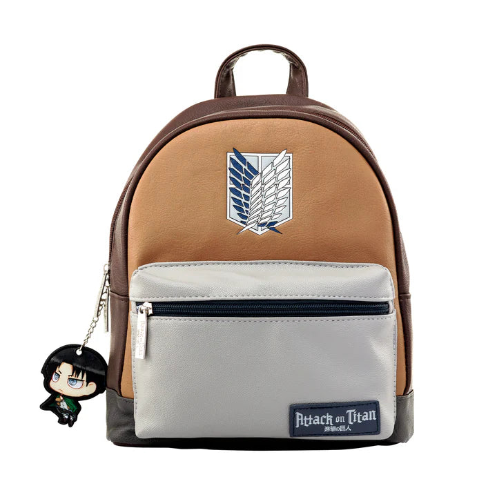Attack On Titan Season 3 Levi Anime Backpack - Stylish AOT Themed School Bag for Cosplay, Travel & Daily Use | Perfect Gift for Anime Fans