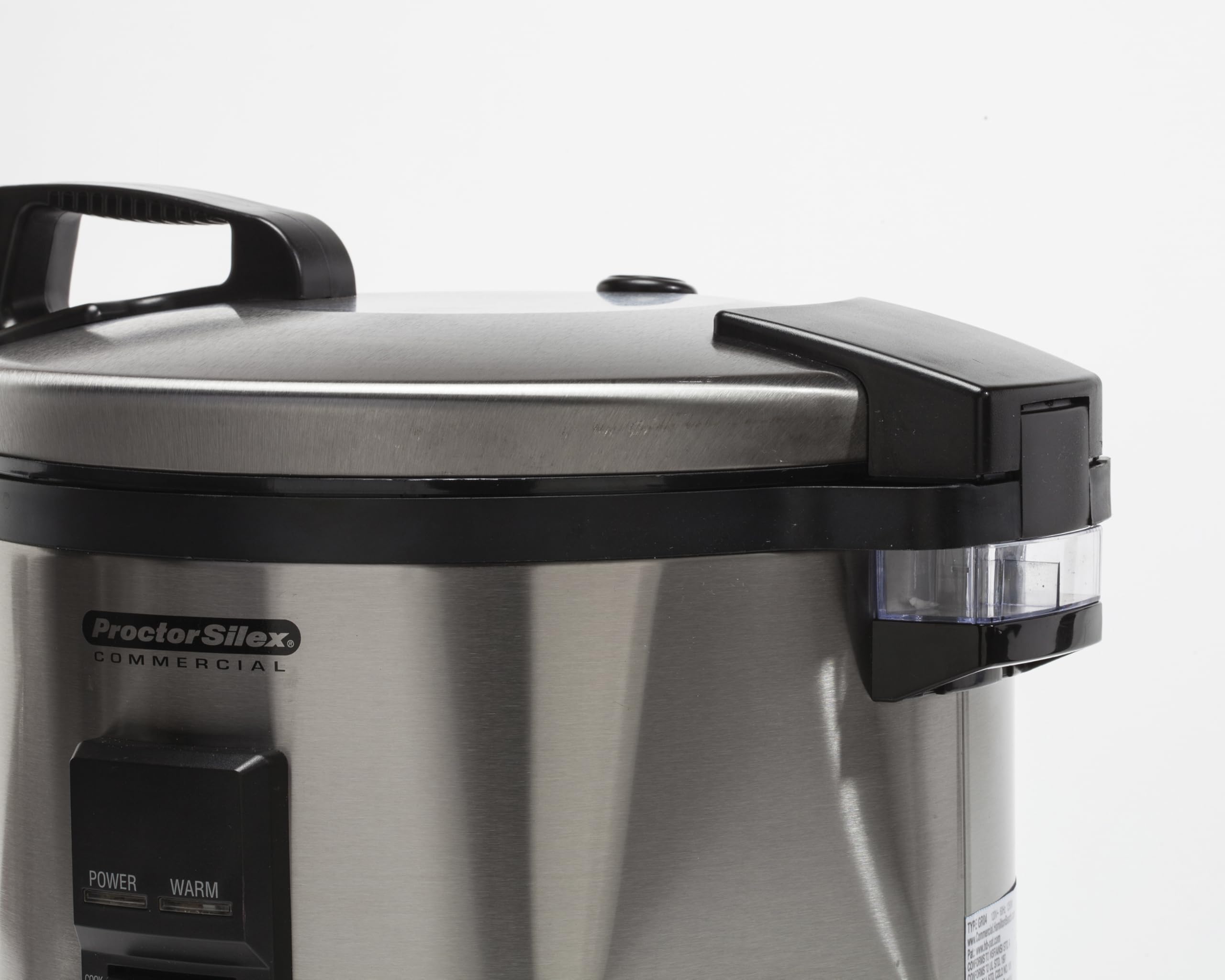 Proctor Silex Commercial 37540 40-Cup Rice Cooker & Warmer with Non-Stick Pot, Hinged Lid & Stainless Steel Housing - Perfect for Restaurants, Catering & Large Family Gatherings