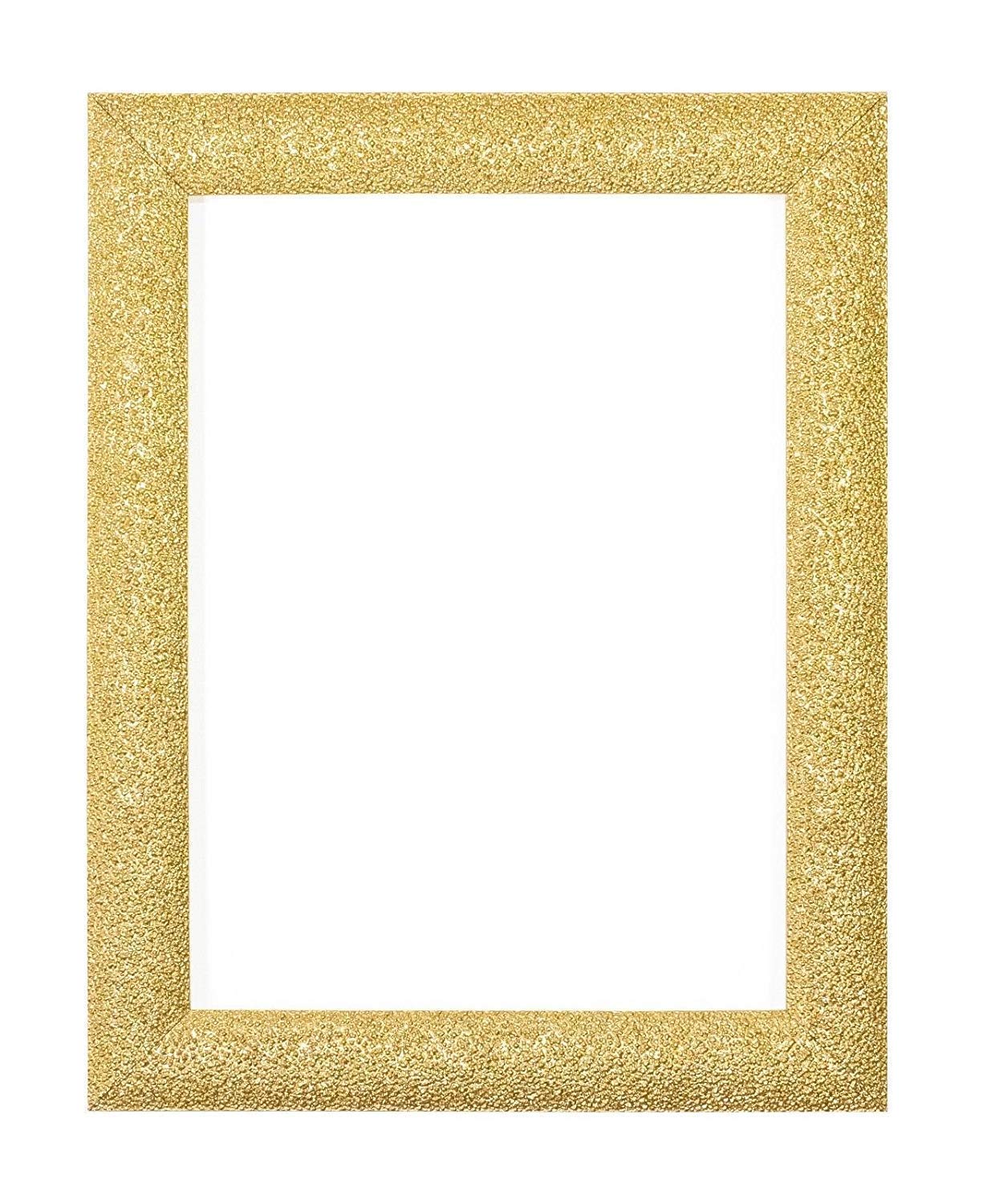 8x8 Inch Gold Square Photo Frame - Stardust Instagram Picture Frame with MDF Backing Board for Wall Hanging or Tabletop Display | Perfect for Home Decor, Office Art & Social Media Photography