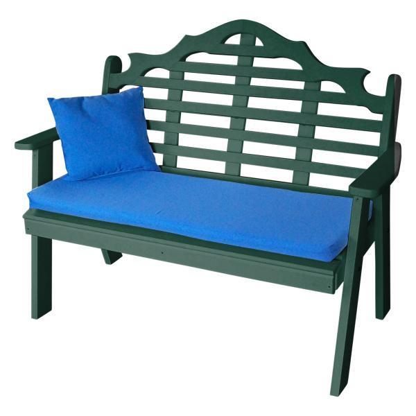 Poly Marlboro Garden Bench - Durable Outdoor Patio Furniture for Backyard, Garden, and Porch - Perfect for Relaxing and Entertaining