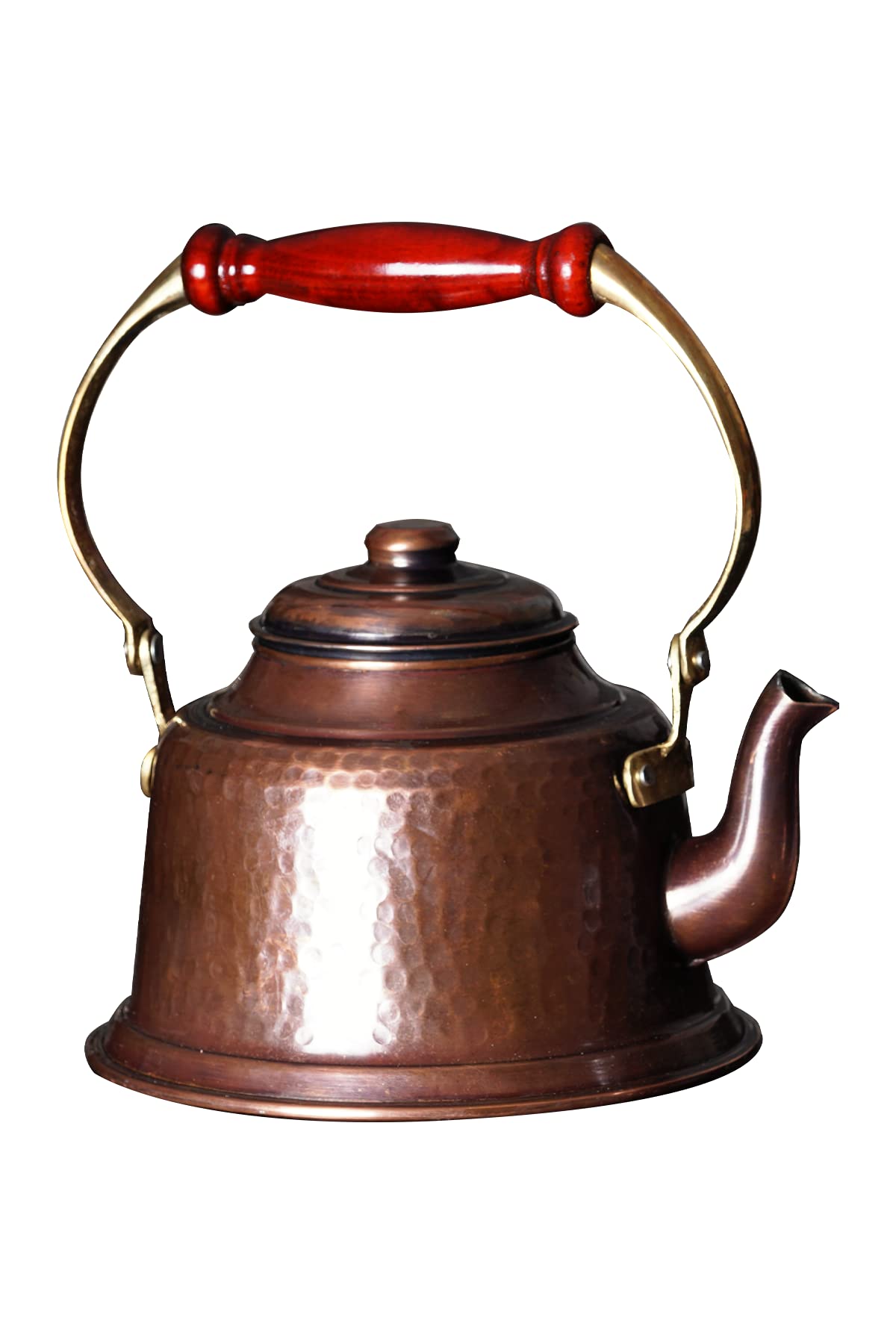 Handmade Vintage Oxidized Copper Tea Kettle & Coffee Pot - Antique Style Copper Teapot for Stovetop Brewing - Perfect for Tea Ceremonies, Coffee Making & Rustic Kitchen Decor