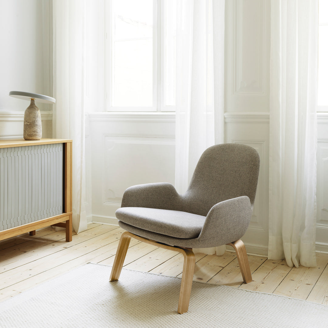 Era Lounge Chair Low - Modern Minimalist Accent Chair for Living Room, Bedroom & Office - Perfect for Relaxing, Reading & Lounging