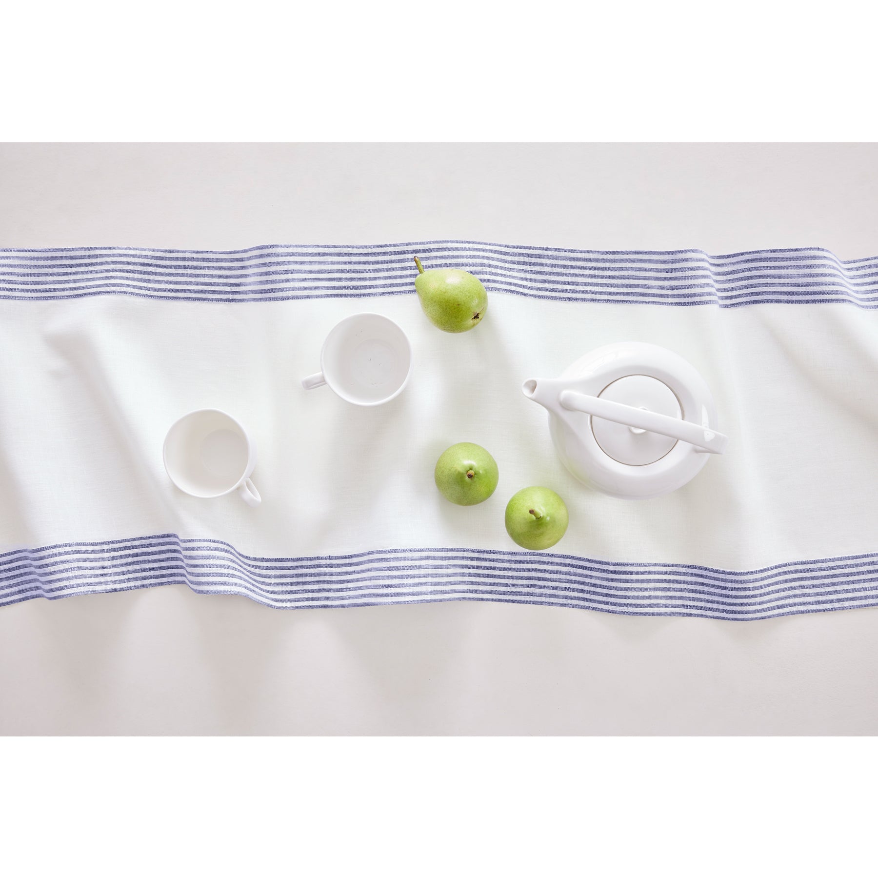 Lucca Table Runner - Elegant Linen Dining Table Decor for Weddings, Holidays & Home Decor | Perfect for Farmhouse, Rustic & Modern Settings