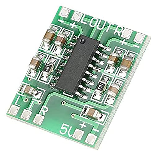 Wresetly 5 Pcs Digital Power Amplifier Board - 2X3W Type D PAM8403 Audio Module with DC 5V Input | High-Quality Digital Audio Amplifier for DIY Speakers, Home Theater & Portable Sound Systems