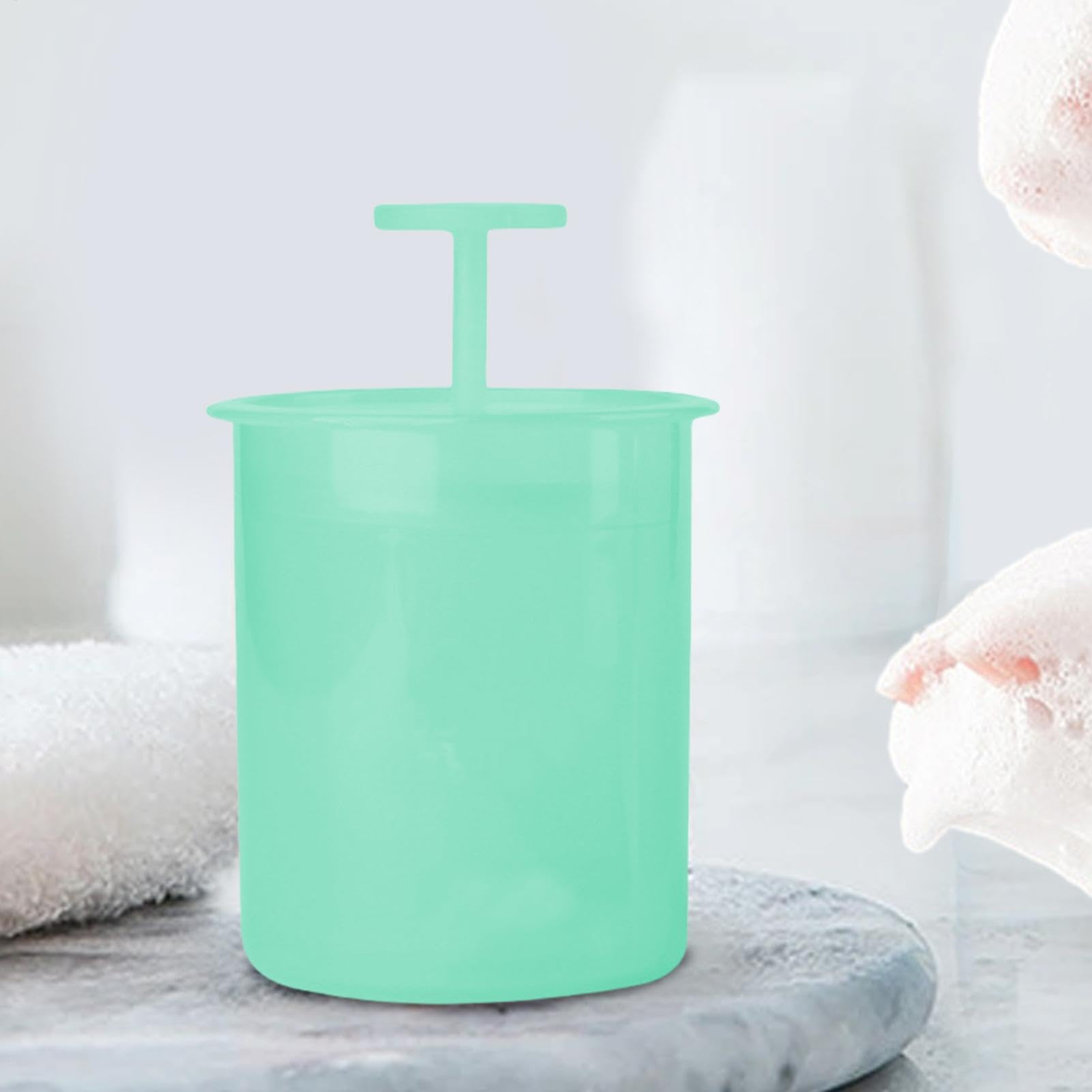 Bubble Foaming Cup - Portable Manual Foam Maker for Face Wash & Skincare | Travel Facial Cleanser Foamer, Ergonomic Household Bubble Foamer | Perfect for Travel, Daily Cleansing & Spa Skincare Routine