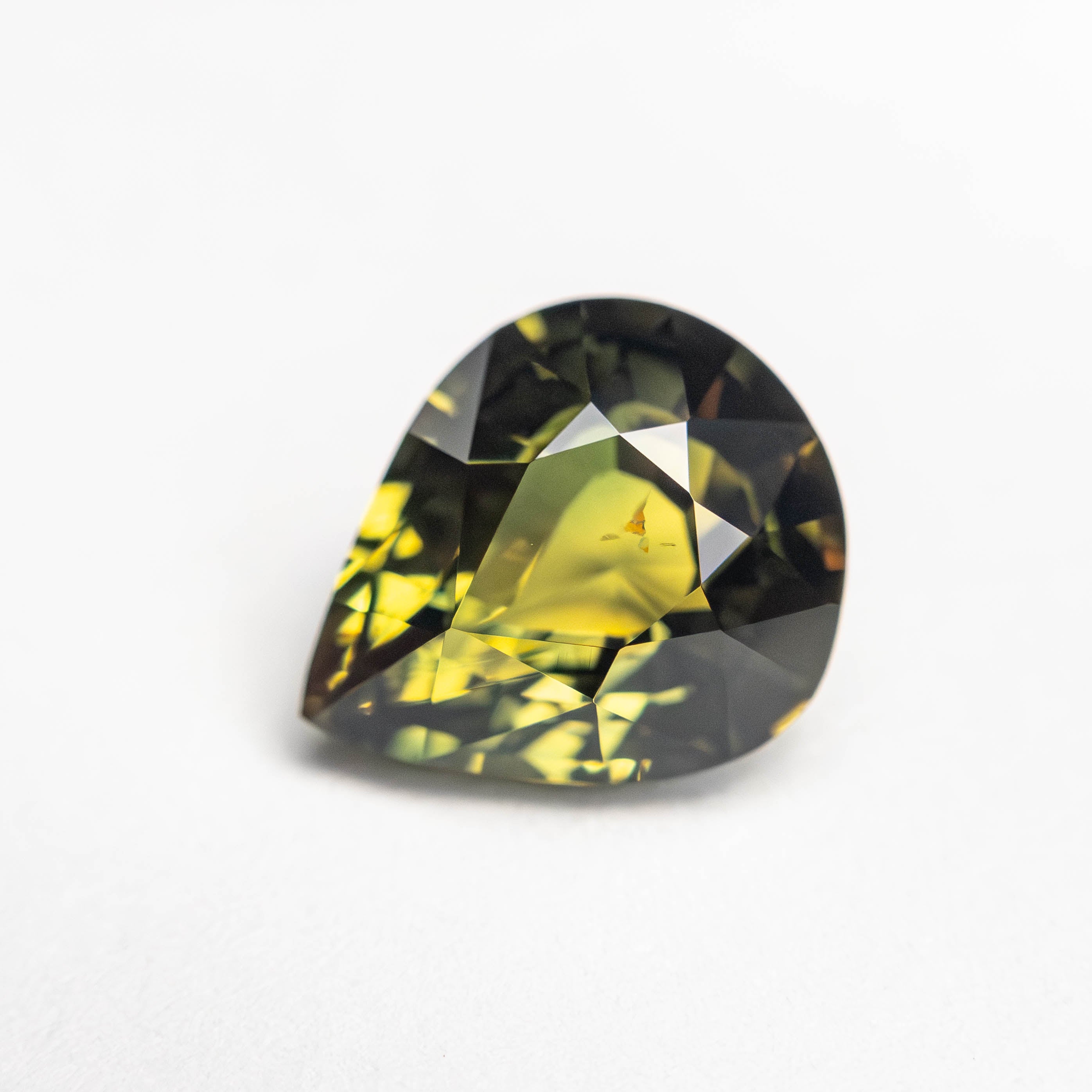 2.10ct Pear Brilliant Sapphire Gemstone - 8.66x7.26x4.62mm Natural Blue Sapphire for Jewelry Making, Engagement Rings & Fine Jewelry