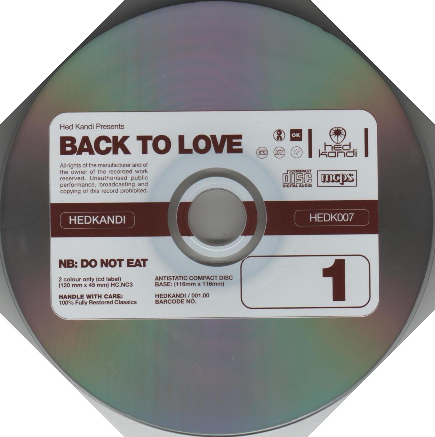 Hed Kandi: Back to Love - Uplifting Dance Music Album for Parties, Workouts & Relaxation | Perfect for DJs, Fitness Enthusiasts & Music Lovers