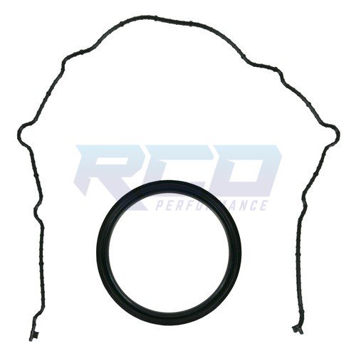 Fel Pro 6.7L Power Stroke Rear Main Seal Set (2011-2019) - Heavy Duty Engine Oil Seal Replacement for Ford Trucks & Diesel Vehicles