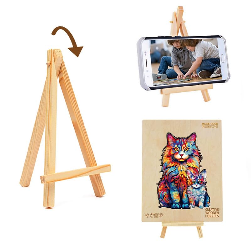 KAAYEE Wooden Animal Puzzles for Kids - Educational Wooden Shape Puzzles with Gift Box - Perfect for Toddler Learning, Birthday Gifts & Montessori Activities