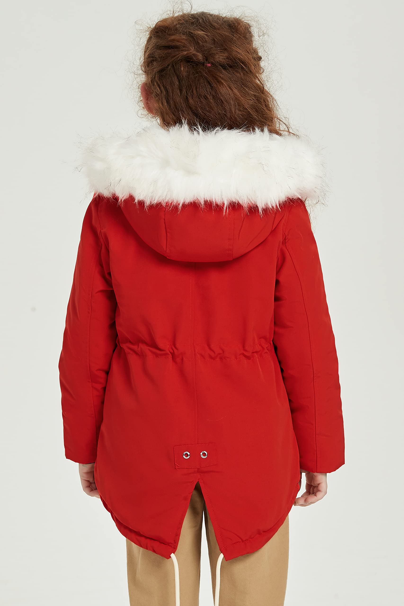 Orolay Women's Loden Coat - Winter Warm Fleece-Lined Parka Jacket with Hood for Outdoor Activities, Hiking, and Daily Wear