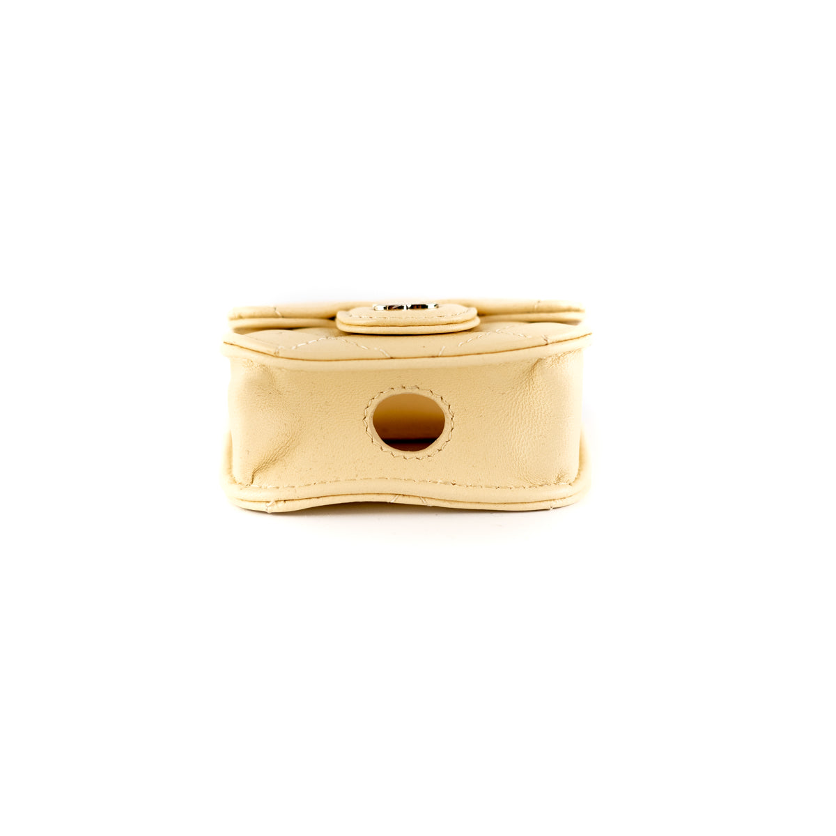 Chanel AirPods Case Light Yellow - Luxury Protective Cover for AirPods 1/2/3/Pro - Fashionable & Durable Accessory - Perfect for Travel, Work & Everyday Use