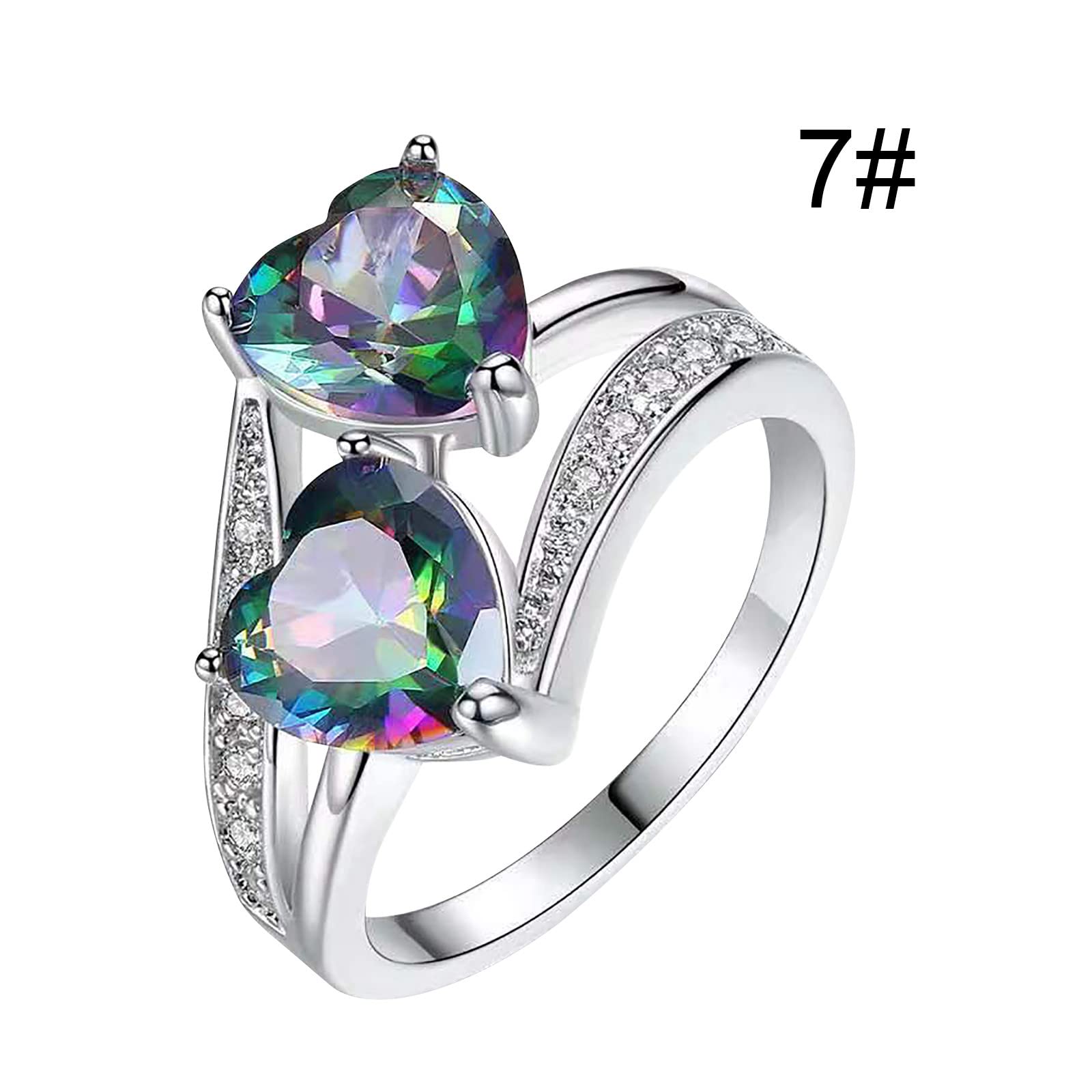 Exquisite Alloy Rhinestone Snake Ring for Women - Elegant Fashion Jewelry with Gemstone Inlay, Size 7 (B) - Perfect for Parties, Date Nights & Everyday Wear