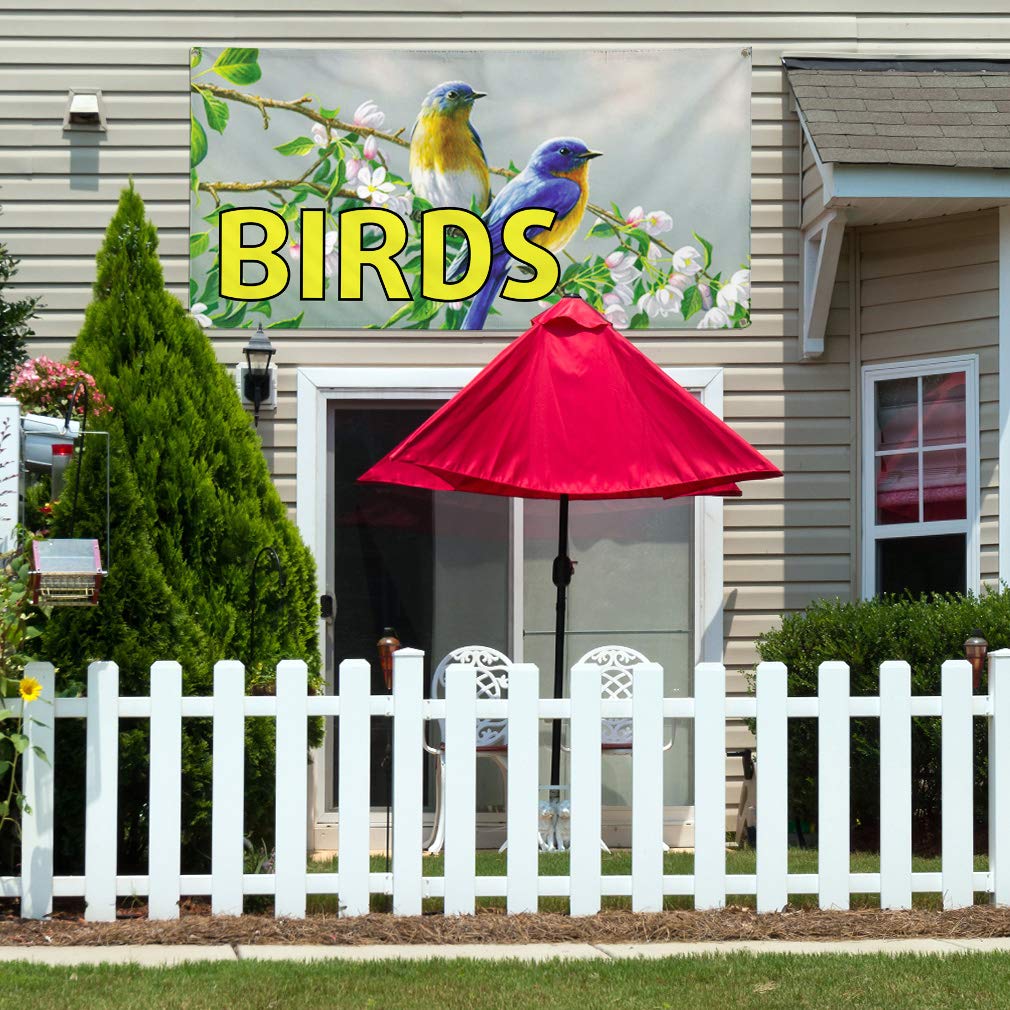 Custom Vinyl Banners for Outdoor Advertising - Weatherproof & Durable 48x96 Inches with 8 Grommets - Perfect for Yard Signs, Business Promotion, Events & Industrial Use