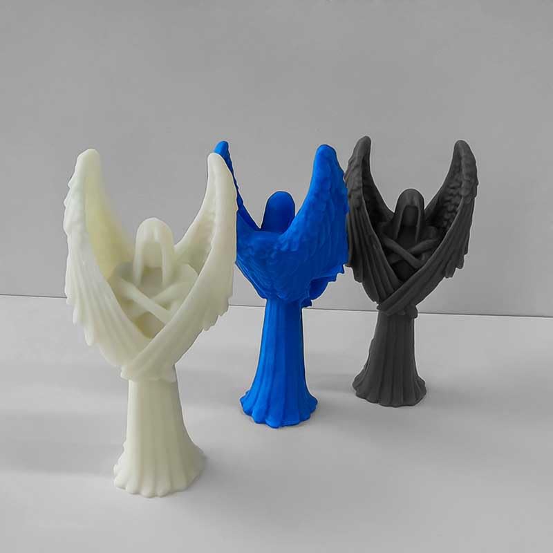 Tone Fun Guardian Angel Silicone Candle Molds for DIY Candles, Resin Crafts, Aromatherapy & Wax Soap Making - Perfect for Home Decor, Handmade Gifts and Crafting Projects