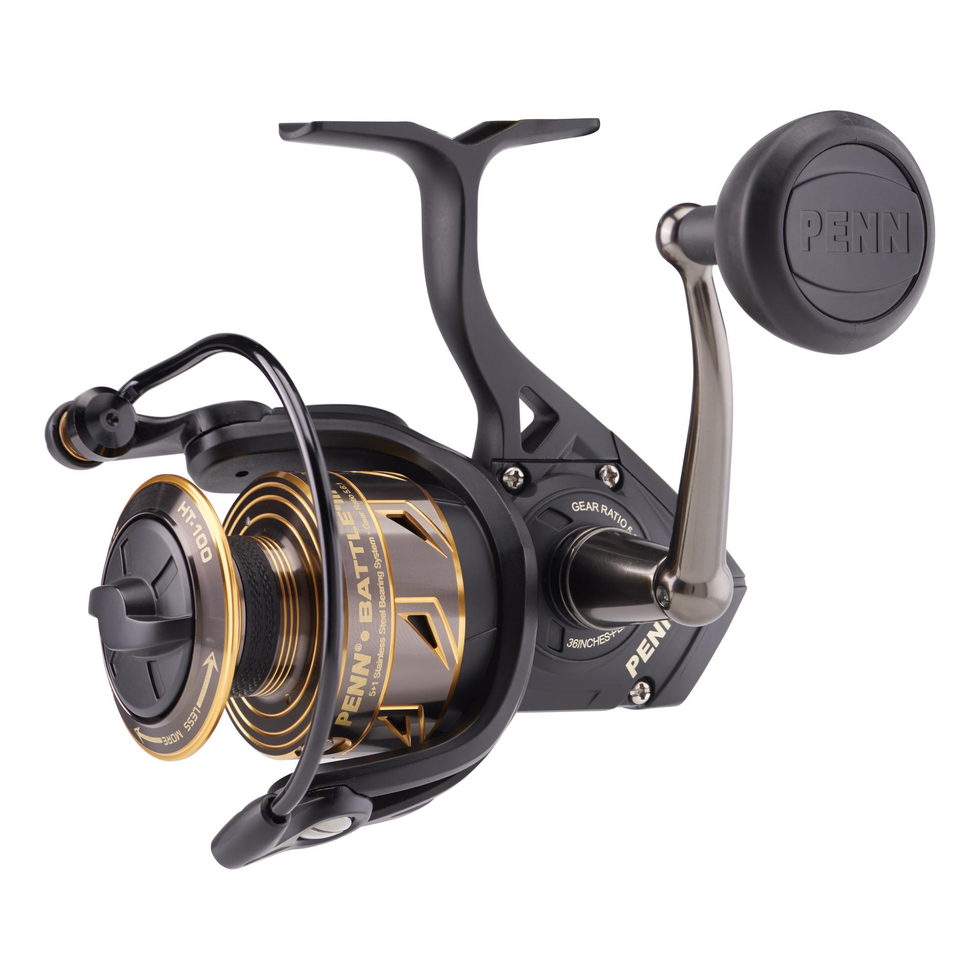 Battle® III Spinning Reel - High Performance Fishing Reel for Saltwater & Freshwater | Smooth Drag System, Lightweight Design | Perfect for Bass, Trout & Offshore Fishing