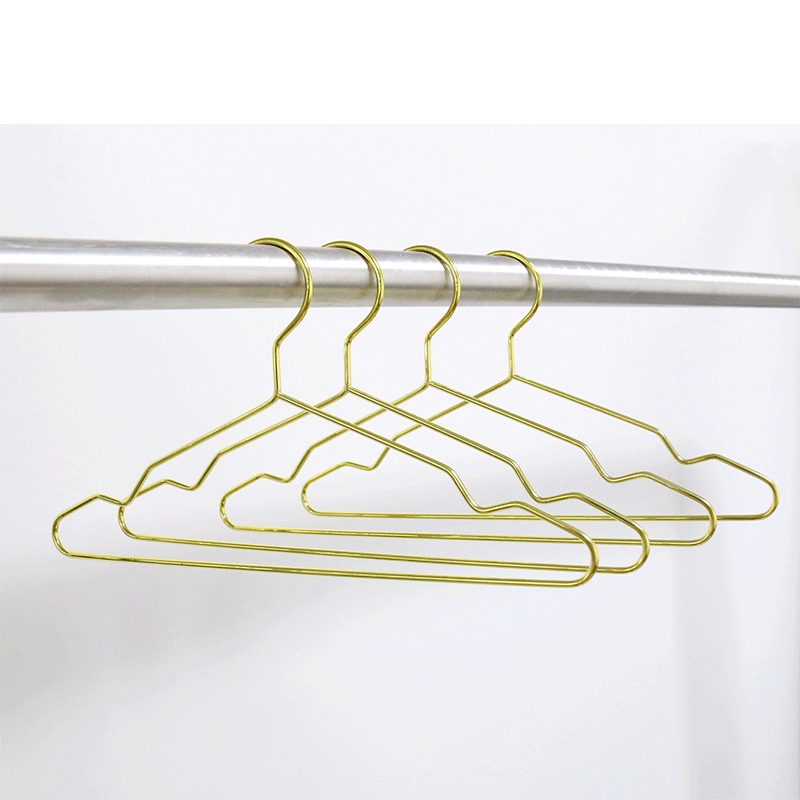 Premium Gold Pet Clothing Hangers (10-Pack) - 2 Sizes for Small & Large Pet Clothes - Perfect for Organizing Dog & Cat Wardrobes at Home or Pet Boutiques