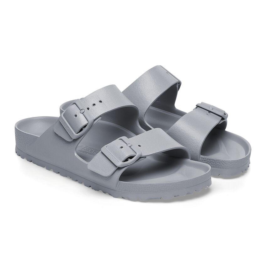 Birkenstock Arizona Eva Sandals in Stone Coin - Comfortable & Lightweight Unisex Slides for Men & Women - Perfect for Beach, Pool, and Casual Summer Wear