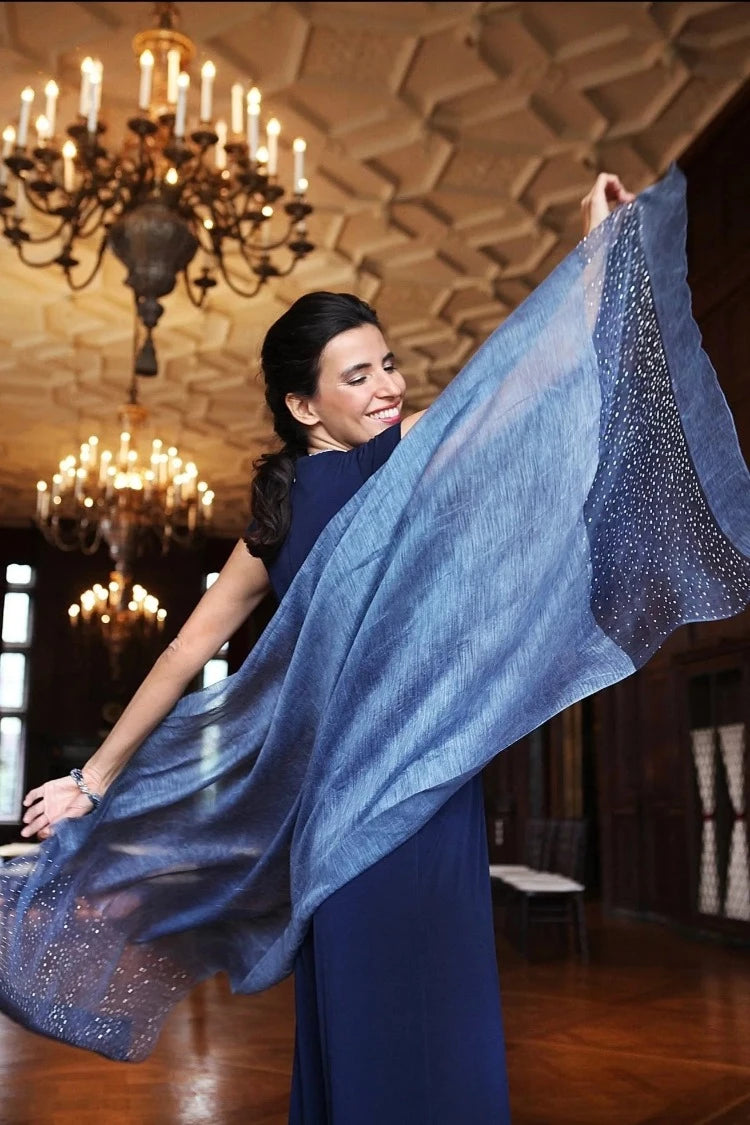 Star Gazer Scarf - Premium Winter Fashion Accessory for Women & Men - Perfect for Stargazing, Outdoor Adventures & Cold Weather