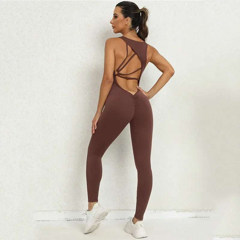 jumpsuit  coffee
