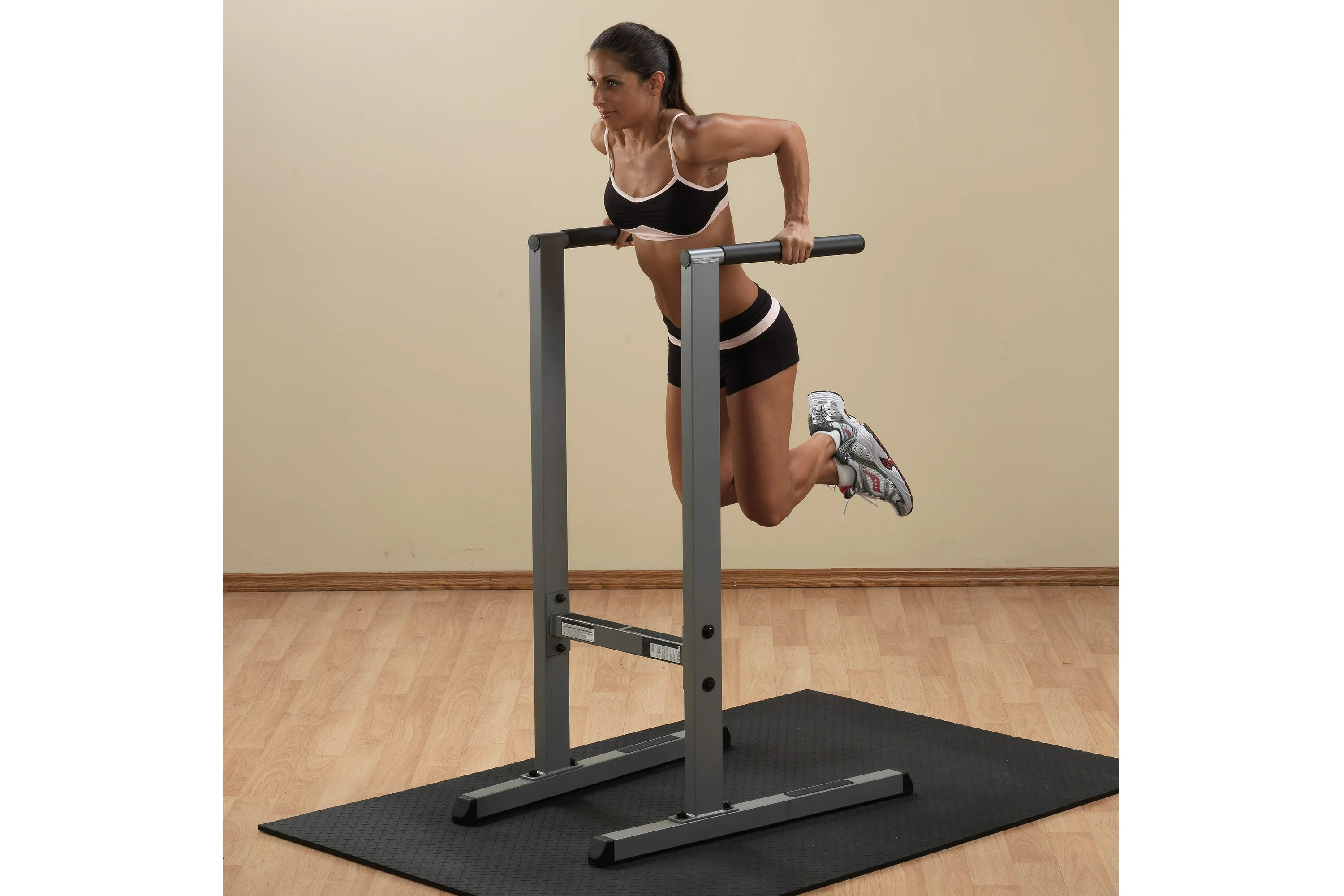 Body Solid Dip Station - Heavy Duty Power Tower for Home Gym, Strength Training & Calisthenics | Perfect for Pull-Ups, Dips & Core Workouts