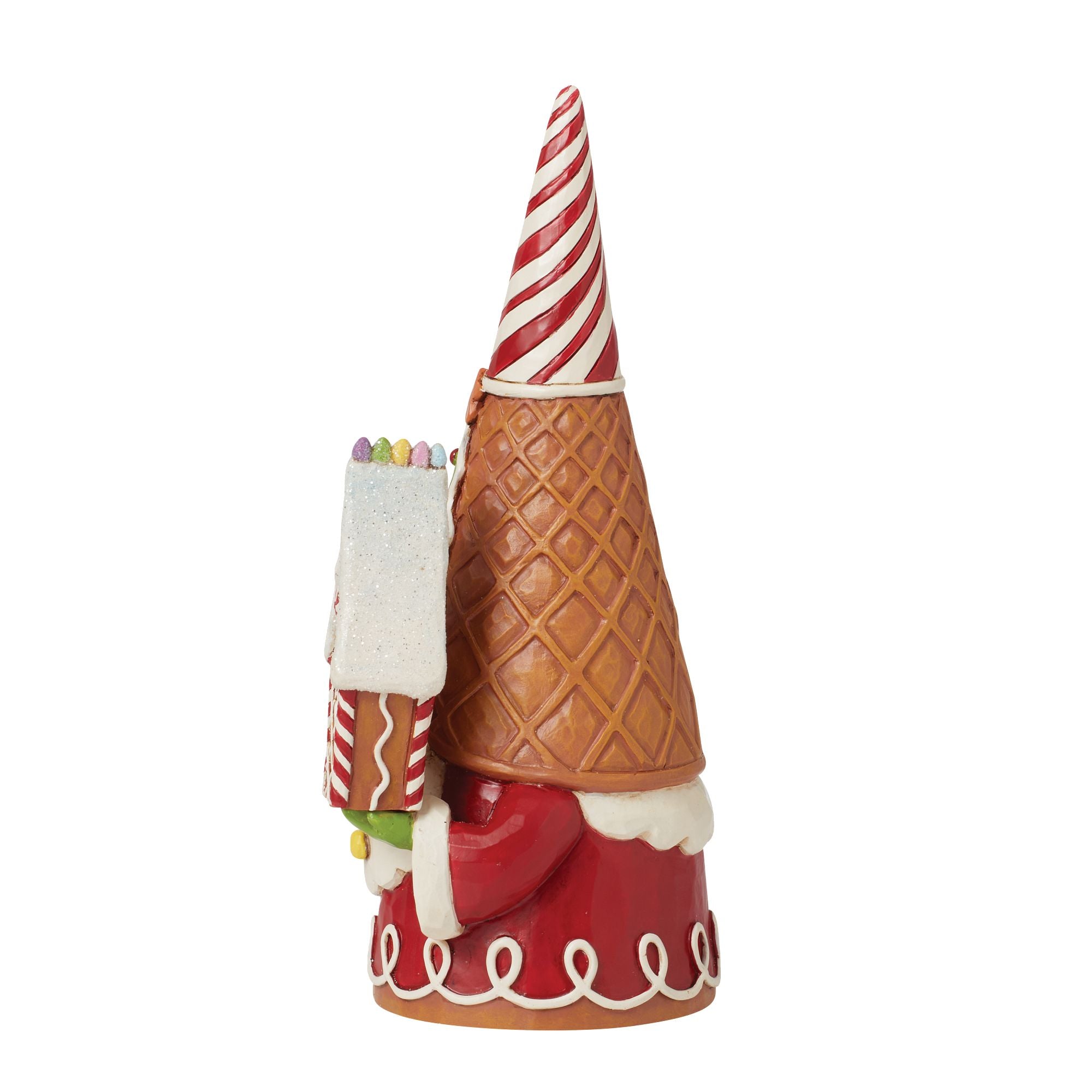 Festive Gingerbread Gnome Figurine - Christmas Decoration for Home, Tree & Tabletop - Perfect for Holiday Decor & Gift Giving