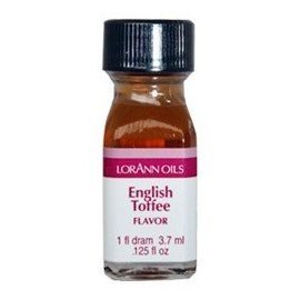 LorAnn Oils Super Strength English Toffee Flavoring - 2 Pack (1 Dram Each) | Premium Baking & Candy Making Flavor Extract for Cakes, Cookies, Ice Cream & DIY Treats