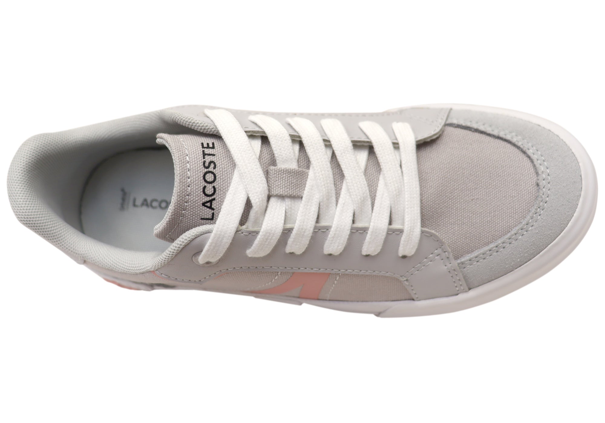 Lacoste Women's L004 Colorblock Lace-Up Sneakers - Comfortable Casual Shoes for Walking, Running & Everyday Wear