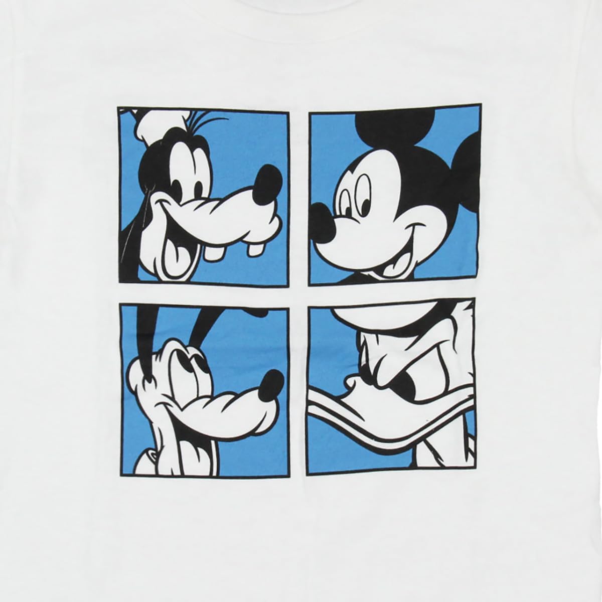 Disney Mickey Mouse T-Shirt for Toddler Boys - Mickey and Friends Graphic Cotton Tee (Small, White) - Perfect for Playdates, Birthday Parties & Casual Outings