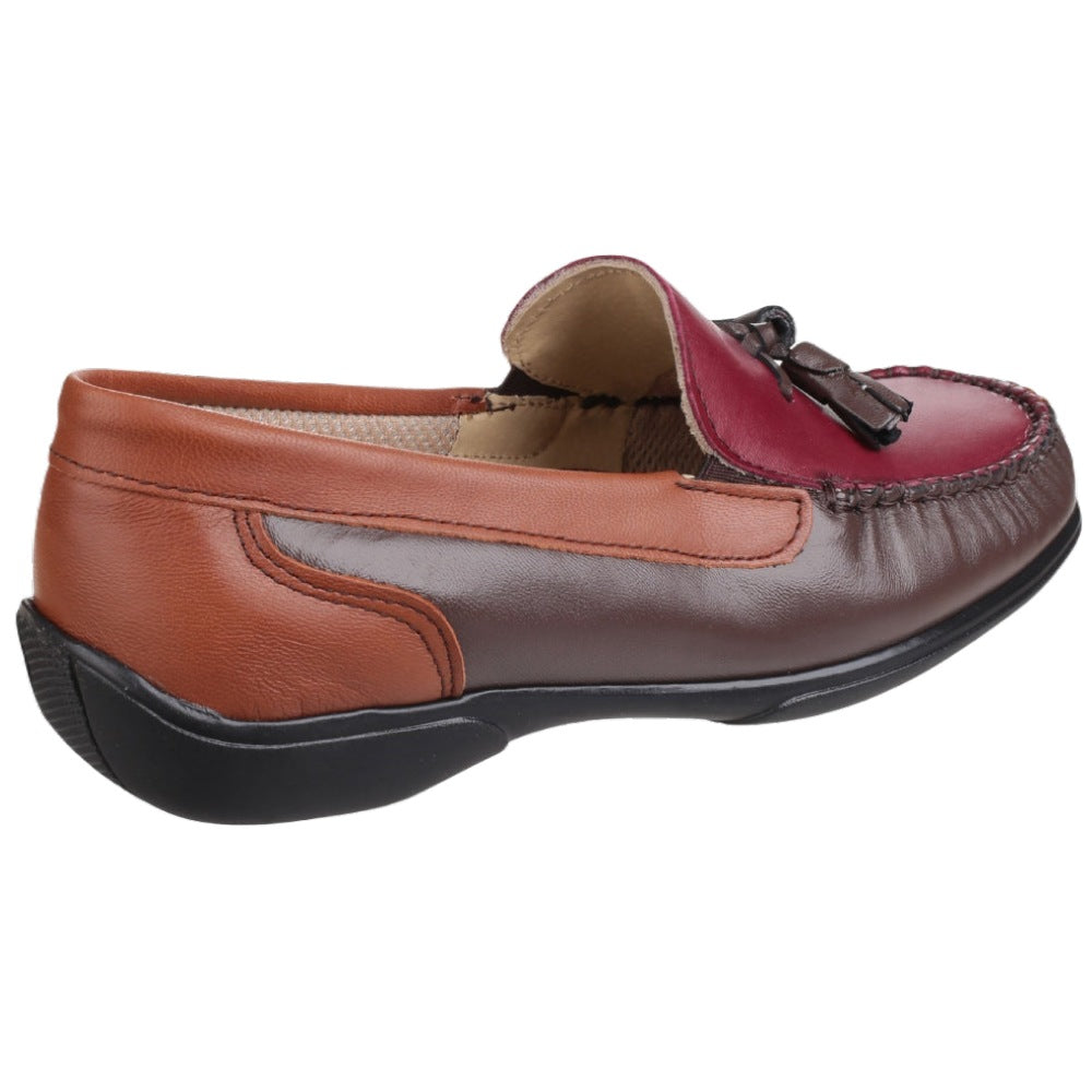 Cotswold Women's Biddlestone Loafers - Comfortable Slip-On Shoes for Work, Casual & Travel | Classic Penny Loafers for Women