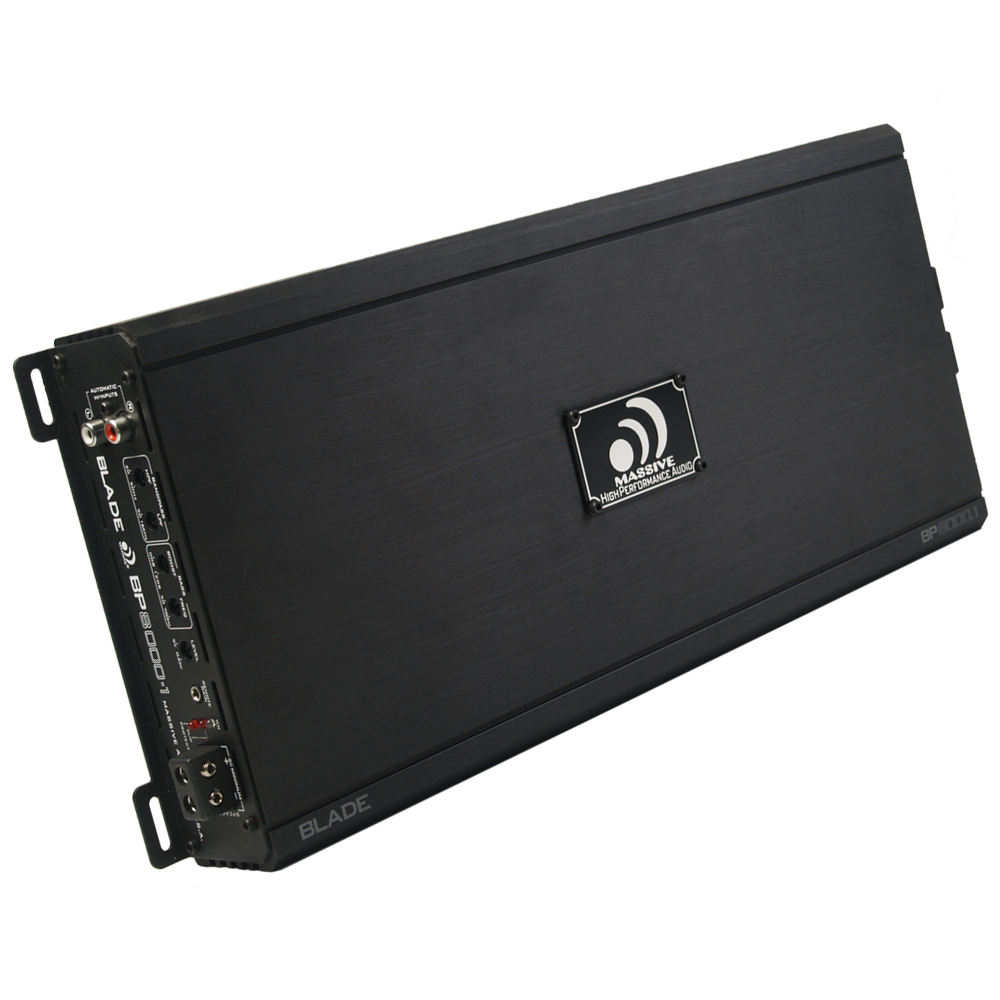 BP8000.1 4000 Watt RMS 2 Ohm Full Range Digital Car Amplifier - Powerful Audio Boost for Car Stereo, Truck & SUV Sound Systems