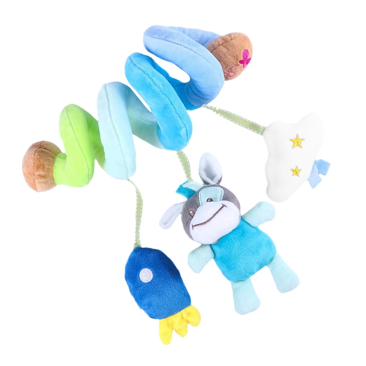 Parliky 1pc Baby Car Seat Toy with Ringing Bell & Glow Light - Fun & Interactive Infant Toy for Boys & Girls - Perfect for Road Trips & Long Car Rides