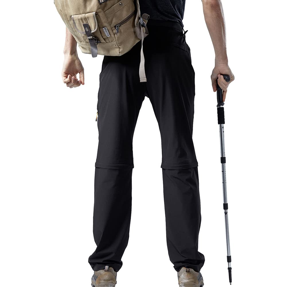 Men's Lightweight Quick-Dry Convertible Hiking Pants with Zip-Off Legs - Outdoor Cargo Pants for Hiking, Fishing & Casual Wear - Perfect for Adventure Travel & Everyday Use