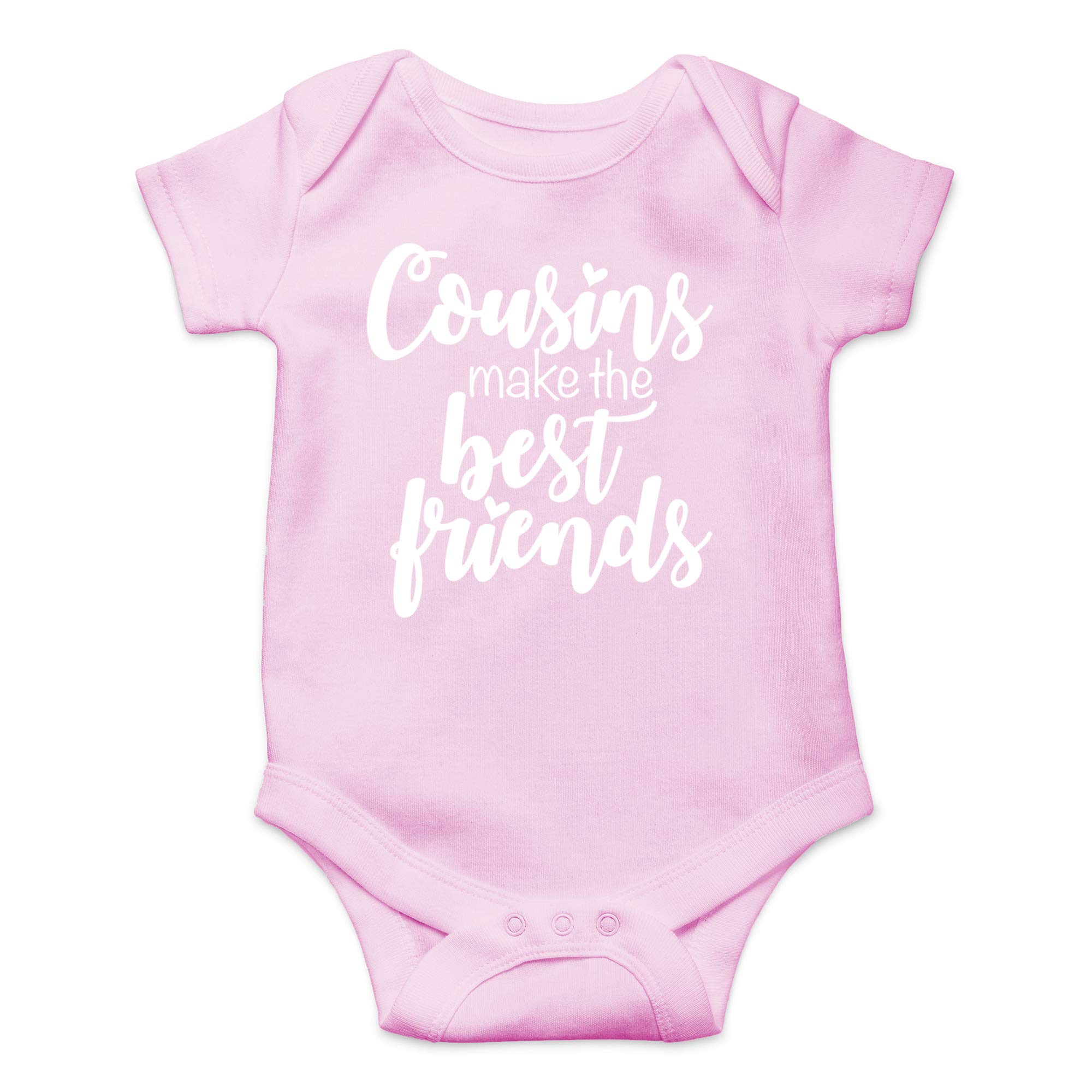 Best Friends Cousin Baby Bodysuit - Cute Unisex Newborn Clothes for Boys & Girls | Soft Humorous Outfit for Family Gatherings & Photo Shoots