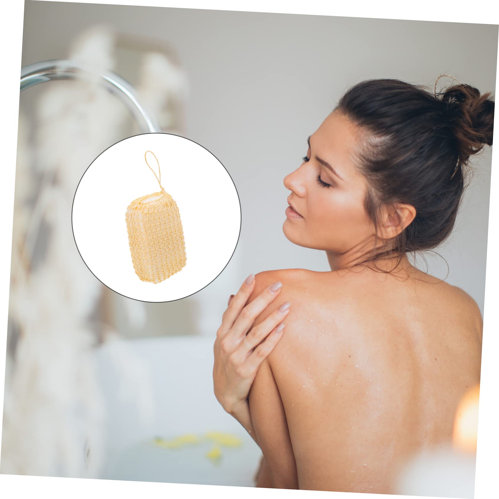 Minkissy Exfoliating Body Pads - Sisal Sponge Scrubber for Smooth Skin | Exfoliating Body Scrubber for Daily Skin Care & Dead Skin Removal | Perfect for Shower, Spa & At-Home Skincare Routine