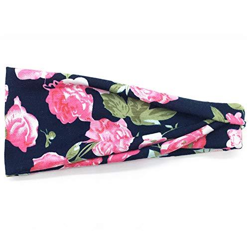 Stylish Printed Hair Bands Set for Women - 6 Pack Fashion Hair Accessories for Ponytail, Bun & Everyday Use - Perfect for Workout, Office & Casual Wear