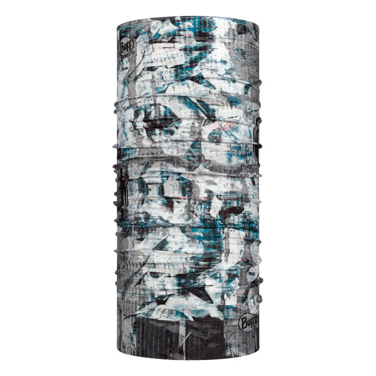 BUFF Original Silvery Grey Multifunctional Headwear - Perfect for Hiking, Running, Cycling & Outdoor Activities