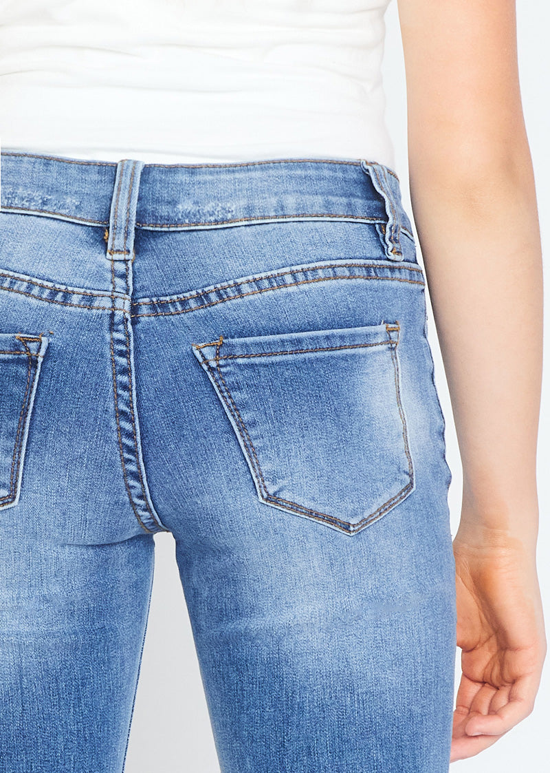 Dani Skinny Kids Jeans for Girls & Boys - Stretch Denim, Comfort Fit, Trendy Style - Perfect for School, Playdates & Casual Outings