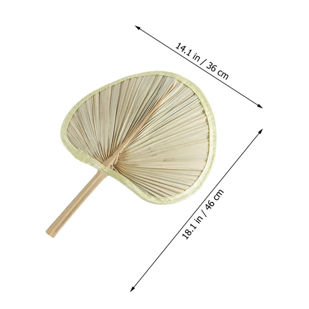 Handmade Seagrass Banana Leaf Fan - Natural Eco-Friendly Wall Decor for Summer, Boho Home Decor, Indoor Hand Fan for Cooling - Perfect for Living Room, Bedroom, Beach House & Tropical Themed Parties
