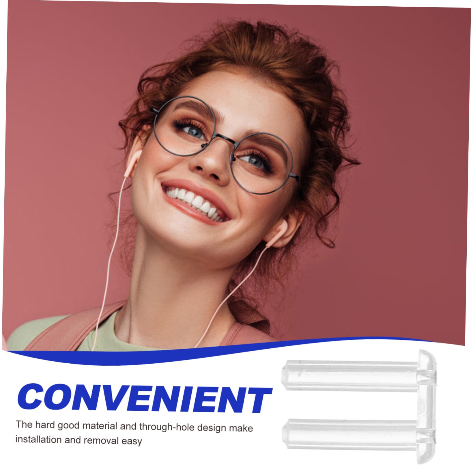 Hoement 200-Piece Rimless Glasses Repair Kit - Double Socket Pins, Screwdriver, Compression Sleeves & Mounting Tools for Eyewear Maintenance | Perfect for Opticians, Home Repairs & Travel Emergency Glasses Fixes